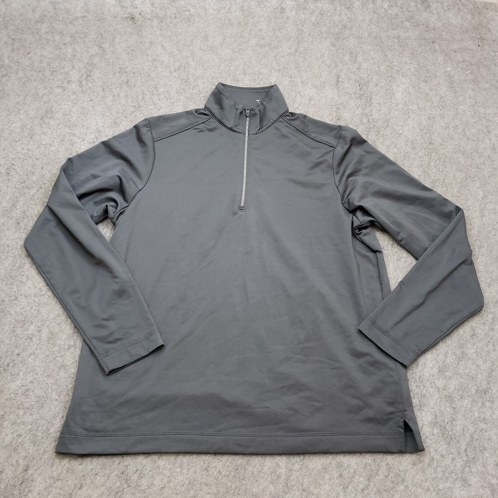 Greg Norman Sweater Mens Medium Gray Shark Outdoor‎ Golf Golfer Sweatshirt Adult